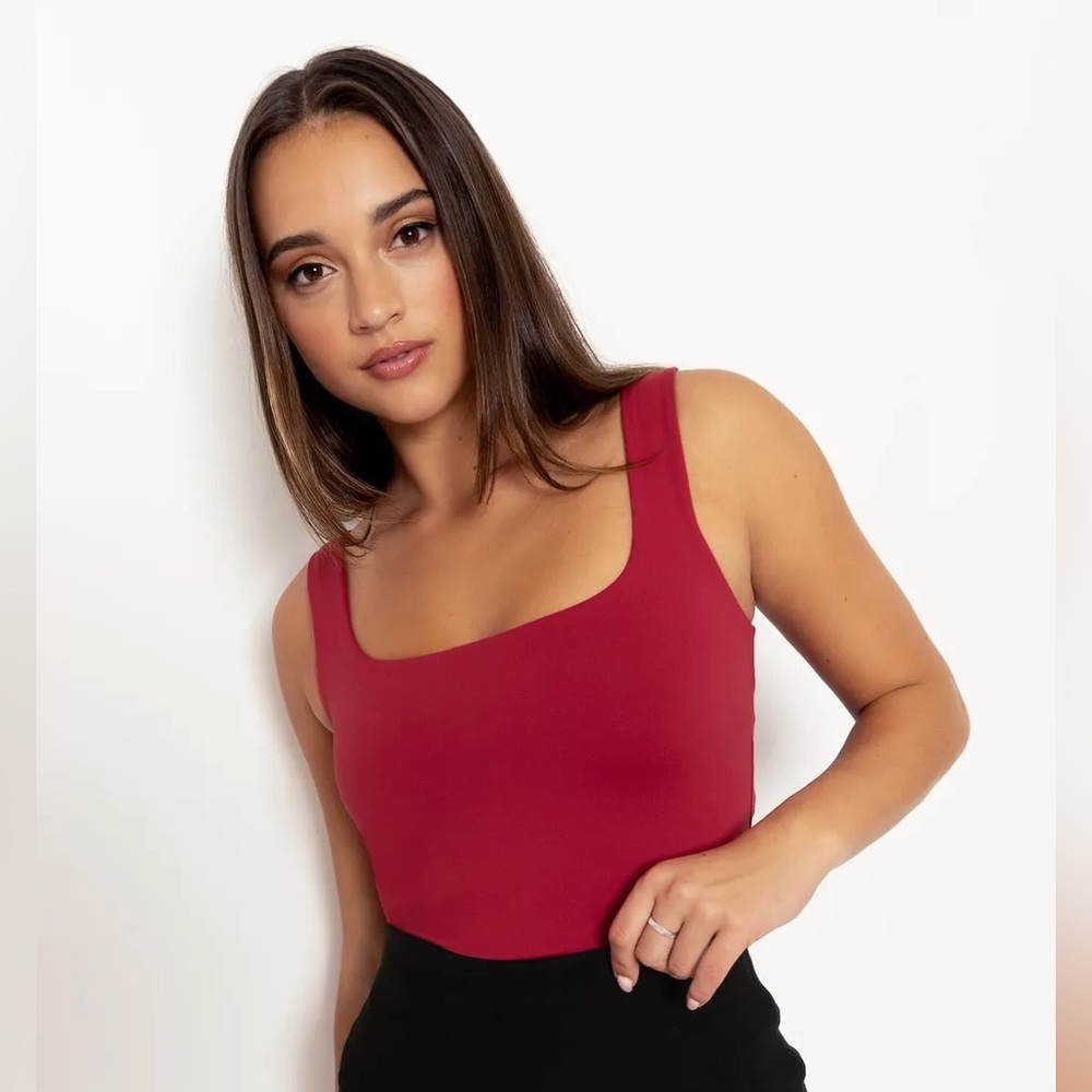 Black Milk Clothing Matte Scarlet Tank Top size M